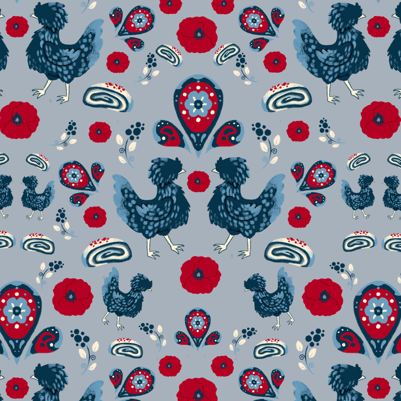Chicken Pattern - Variant 1