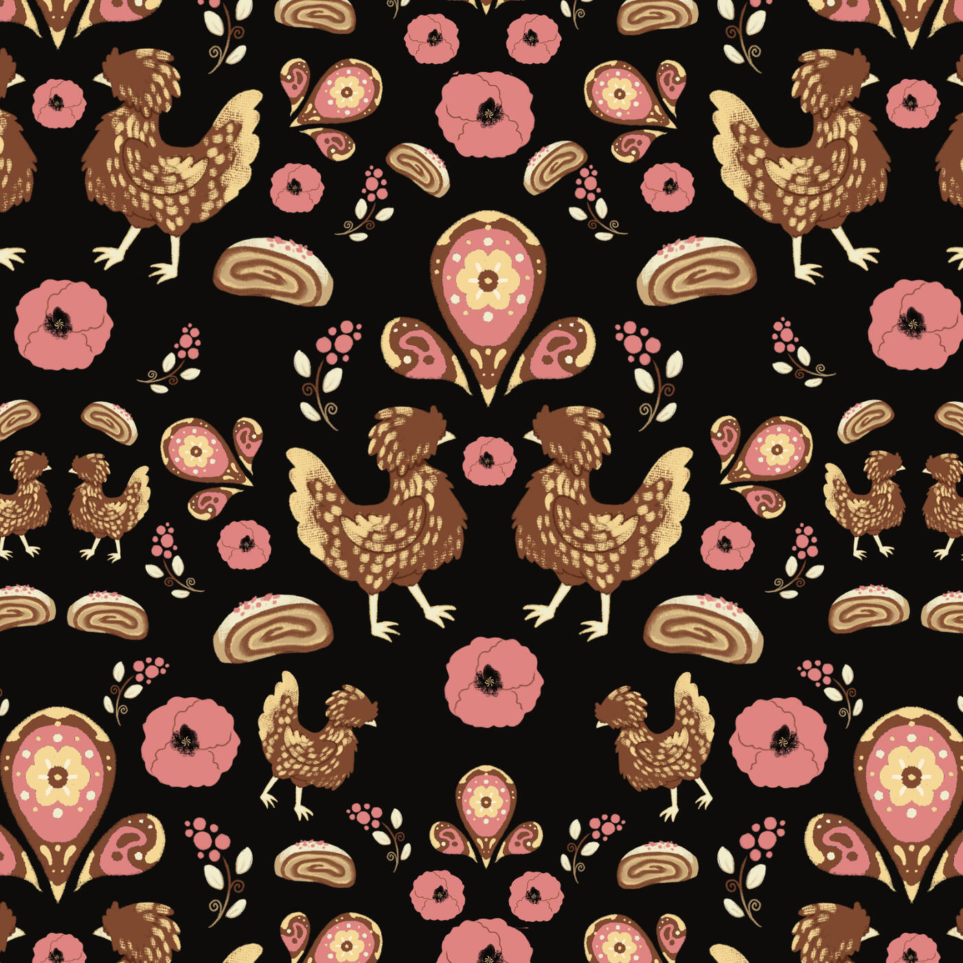 Chicken Pattern - Variant 3