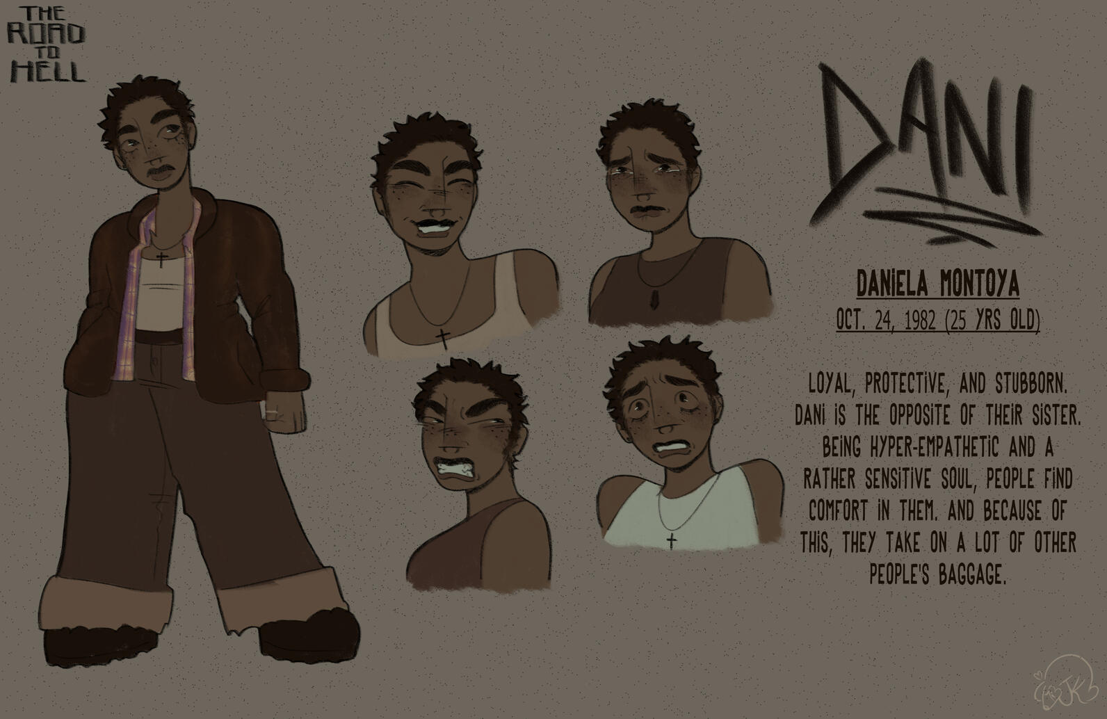 The Road to Hell - Dani Character Sheet